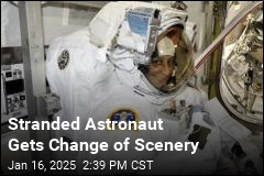 Astronaut Stuck on ISS Gets Brief Change of Scenery