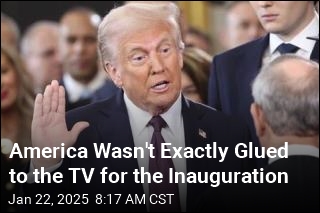 America Wasn&#39;t Exactly Glued to the TV for the Inauguration