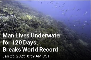 German Sets World Record for Living Underwater 4 Months