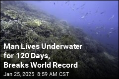 German Sets World Record for Living Underwater 4 Months