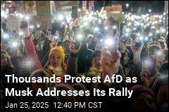 Thousands Protest AfD as Musk Addresses Its Rally