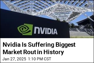 Nvidia Is Suffering Biggest Market Rout in History