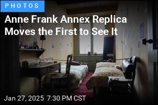 Anne Frank Annex Replica Moves the First to See It