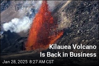 Hawaii&#39;s Kilauea Volcano Is Back in Action