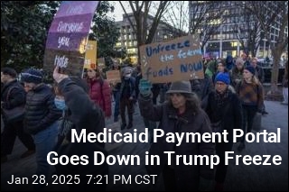 Medicaid Payment Portal Goes Down in Trump Freeze