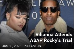 Rihanna Appears at A$AP Rocky&#39;s Trial