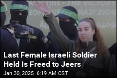 Last Female Israeli Soldier Held Is Freed to Jeers