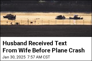 Husband Received Text From Wife Before Plane Crash