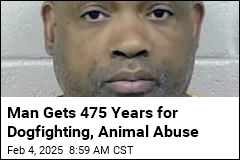 Man Hit With 475-Year Prison Term for Dogfighting, Abuse