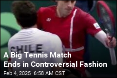 A Tennis Match Ends in Strange Fashion