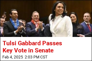 Senate Panel Advances Gabbard Nomination