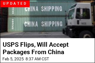 USPS Stops Accepting Packages From China