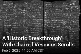 &#39;Breakthrough&#39; Could See Us Reading Burnt Vesuvius Scrolls