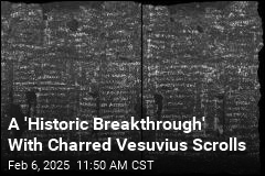 &#39;Breakthrough&#39; Could See Us Reading Burnt Vesuvius Scrolls