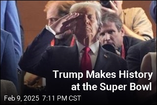 Trump Makes History at the Super Bowl