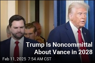 Trump: &#39;Too Early&#39; to Anoint JD Vance as GOP Heir