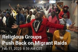 Dozens of Religious Groups Sue Over Migrant Raids