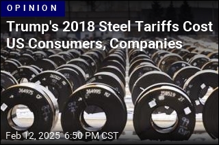 Trump&#39;s 2018 Steel Tariffs Cost US Consumers, Companies