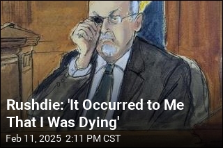 Rushdie: &#39;It Occurred to Me That I Was Dying&#39;