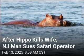 NJ Man Sues After Hippo Kills Wife on Safari