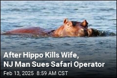 NJ Man Sues After Hippo Kills Wife on Safari