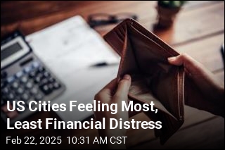 US Cities Feeling Most, Least Financial Distress