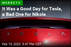 Tesla Rises After Nikola Bankruptcy Filing