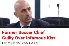 Former Soccer Chief Guilty Over Infamous Kiss