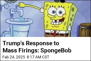 Amid Mass Firings, Trump Tweets a SpongeBob Meme