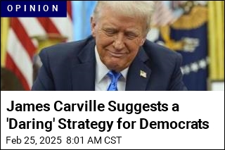 James Carville Suggests a &#39;Daring&#39; Strategy for Democrats