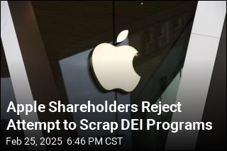 Apple Shareholders Vote Against Scrapping DEI