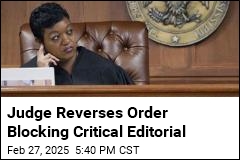 Judge Lifts Order Blocking Newspaper&#39;s Critical Editorial