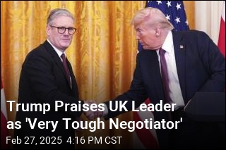 Trump Calls British PM a &#39;Very Tough Negotiator&#39;