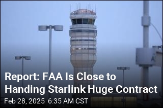 Report: FAA Is Close to Handing Starlink Huge Contract