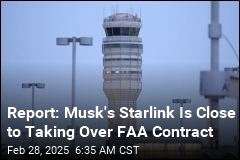 Report: FAA Is Close to Handing Starlink Huge Contract