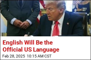 Trump to Order That English Be the Official US Language