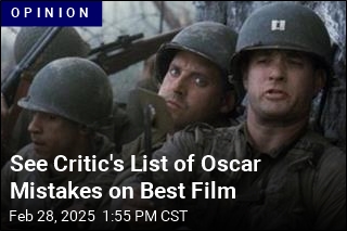 See Critic&#39;s List of Oscar Mistakes on Best Film