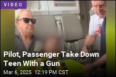 Pilot, Passenger Take Down Teen With a Gun