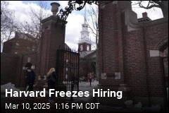 Harvard, Citing Uncertainty Under Trump, Freezes Hiring