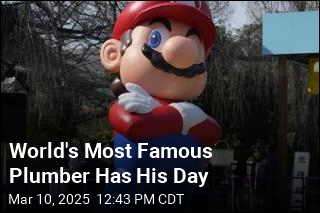 World&#39;s Most Famous Plumber Has His Day