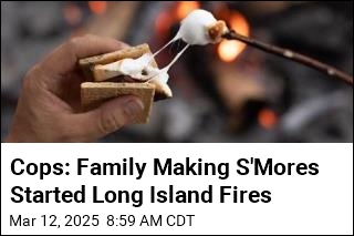 Cops: Family Making S&#39;Mores Started Long Island Fires