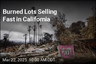 Hot New Real-Estate Market: California&#39;s Burned Lots