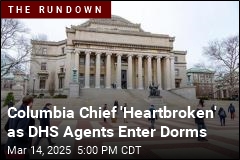 Columbia Chief &#39;Heartbroken&#39; as DHS Agents Enter Dorms