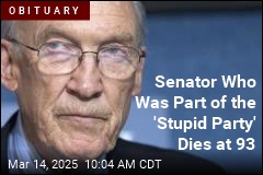 Senator Who Was Part of the &#39;Stupid Party&#39; Dies at 93