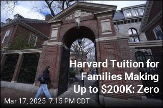 Harvard Tuition for Families Making Up to $200K: Zero