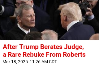 Chief Justice Rebukes Trump Over Criticism of Judge