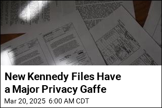 Kennedy Files Gaffe: Pages Include Social Security Numbers