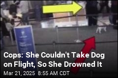 Florida Woman Accused of Drowning Dog at Airport