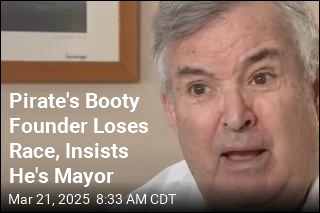 Pirate&#39;s Booty Founder Loses Race, Insists He&#39;s Mayor