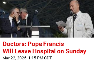 Pope to Be Released Sunday After 5-Week Hospital Stay